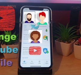 Change YouTube Profile Picture On Phone