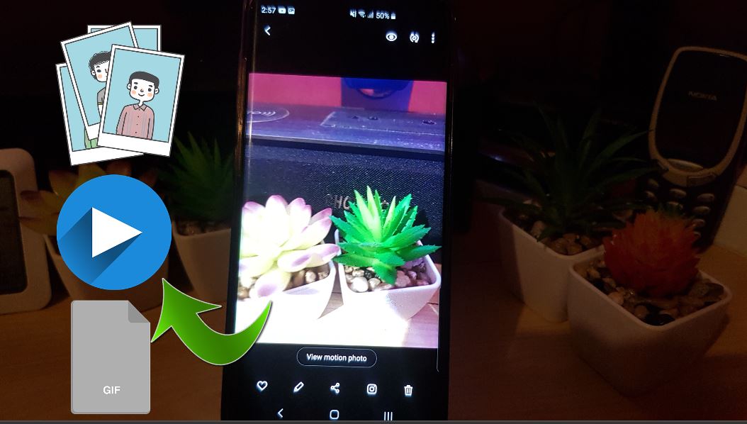 Save Motion Photo as Normal Picture,Video or GIF