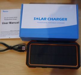 Tranmix Solar Power Bank with Wireless Charger