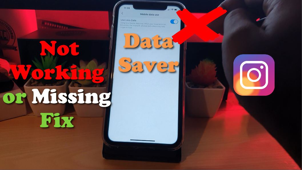 Instagram Data Saver Not Working