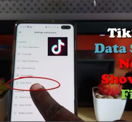 TikTok Data Saver Not Showing