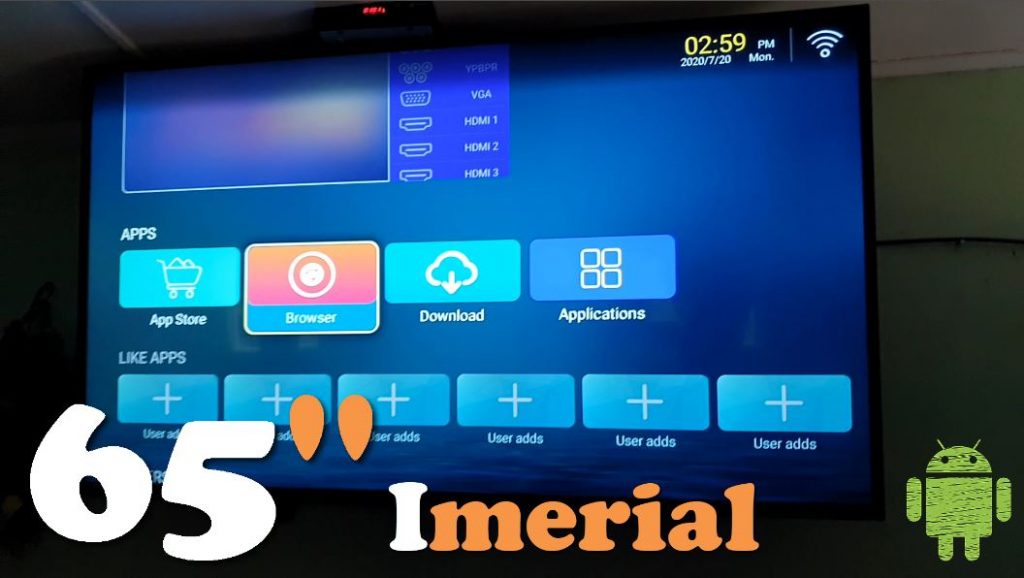 IMPERIAL IMP70 Mouse 8GB SMT BT Android 4K Smart TV