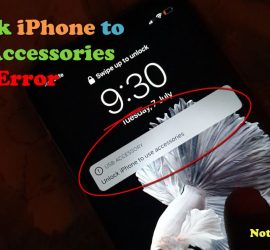 Unlock iPhone to use Accessories