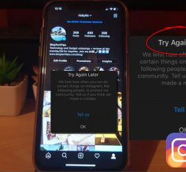 Try Again Later Instagram