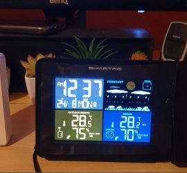 SMARTRO SC91 Projection Alarm Clock with Weather Station