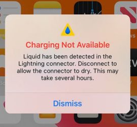iPhone Charging not available