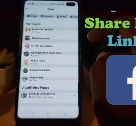 How to Copy Link of Facebook Page