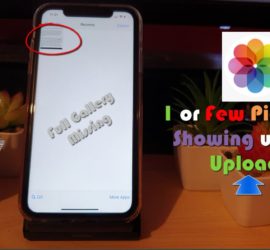 Only one Picture showing in Photos for Upload iPhone Fix
