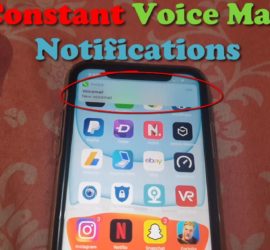 Voicemail Notification Won't go away iPhone