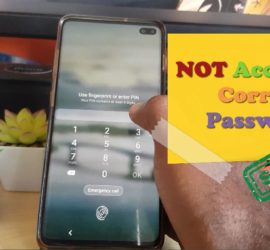 Android Phone will not Accept the correct Password Fix Updated