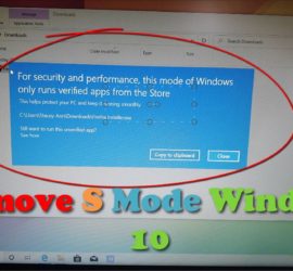 Remove S Mode Windows 10