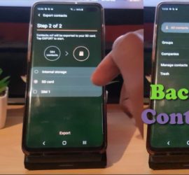 How to Backup Contacts Samsung S10