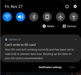 Can't Write to SD Card Fix