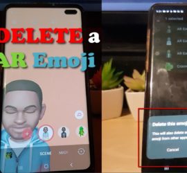 How to Delete a AR Emoji Samsung Galaxy