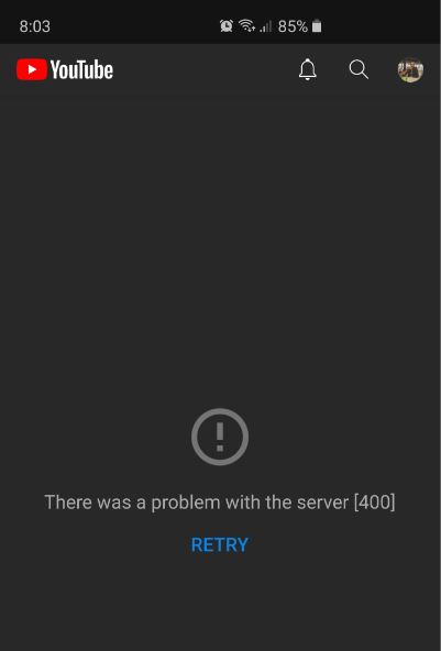 YouTube is down 