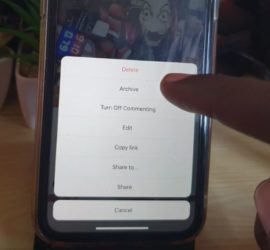 How to archive pictures on Instagram