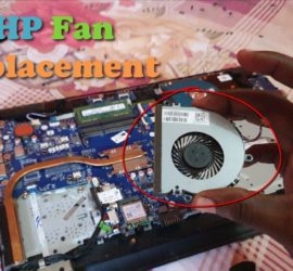 HP Laptop Fan Replacement Tutorial