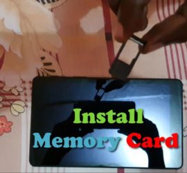 How to Install Memory Card in Galaxy Tab A