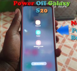 How to Power Off the Galaxy S20,S20 Plus, S20 Ultra