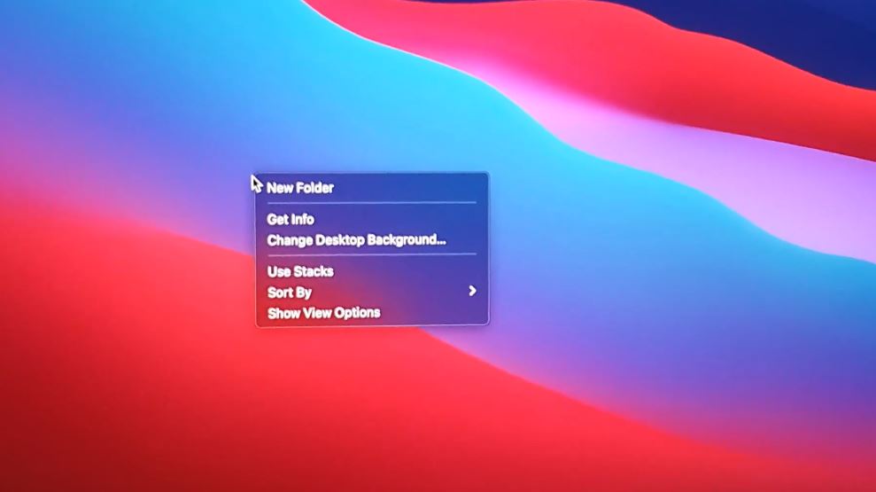 Secondary Click on MacBook or Right click