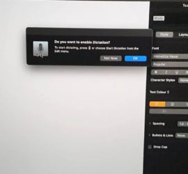 Use Voice Dictation on Macbook to Type