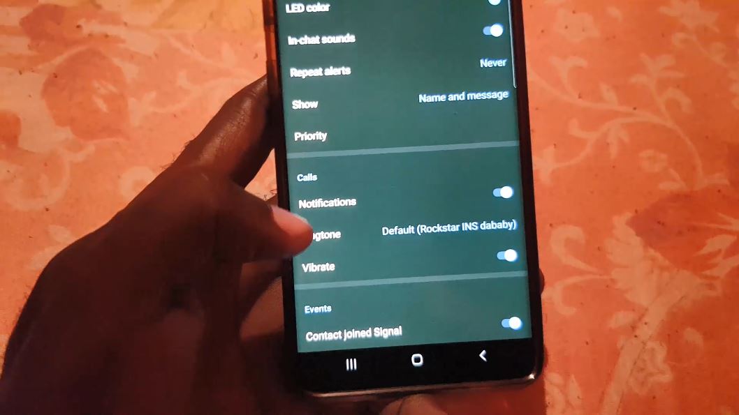 How to Disable Contact Joined Signal