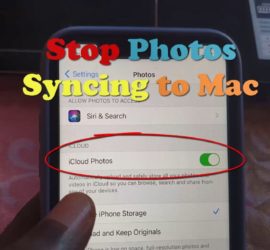 How to Stop Photos Syncing from iPhone to Mac
