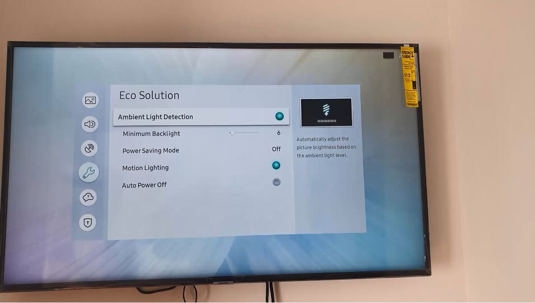 Таймер на телевизоре самсунг. Где в телевизоре самсунг энергосбережение.