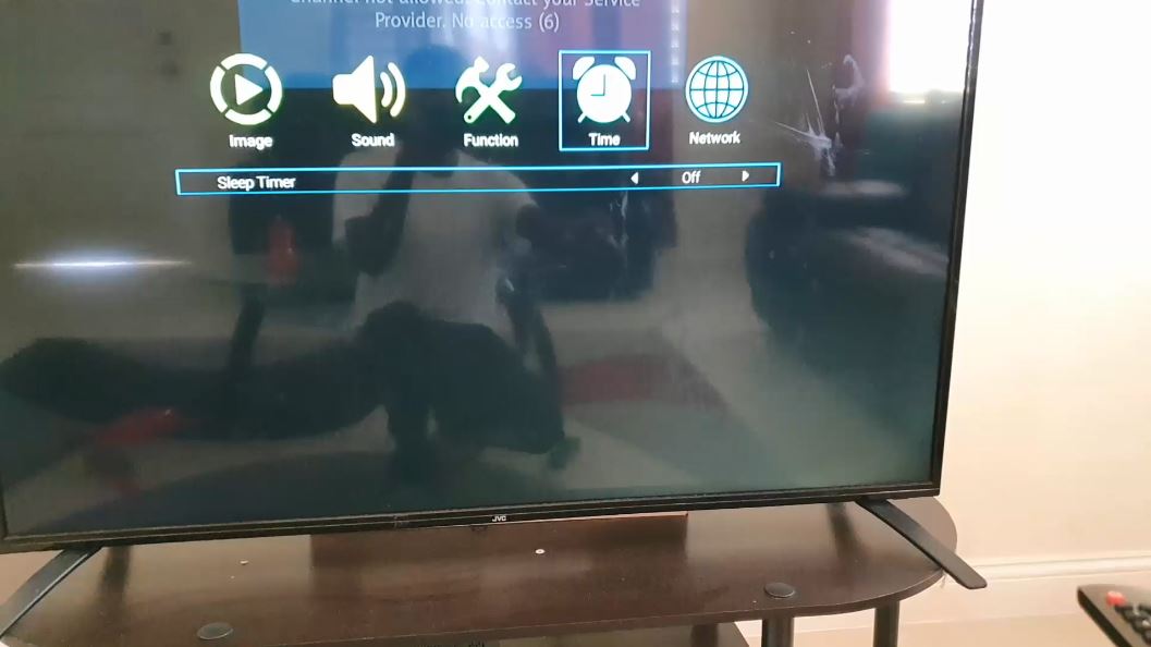 JVC TV Sleep -
