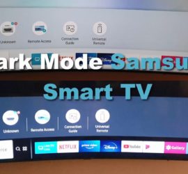 Dark Mode Samsung Smart TV