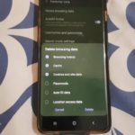 Samsung Internet Clear Browsing Data