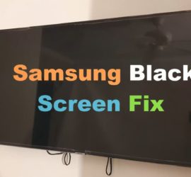 How to Fix Samsung TV Black Screen