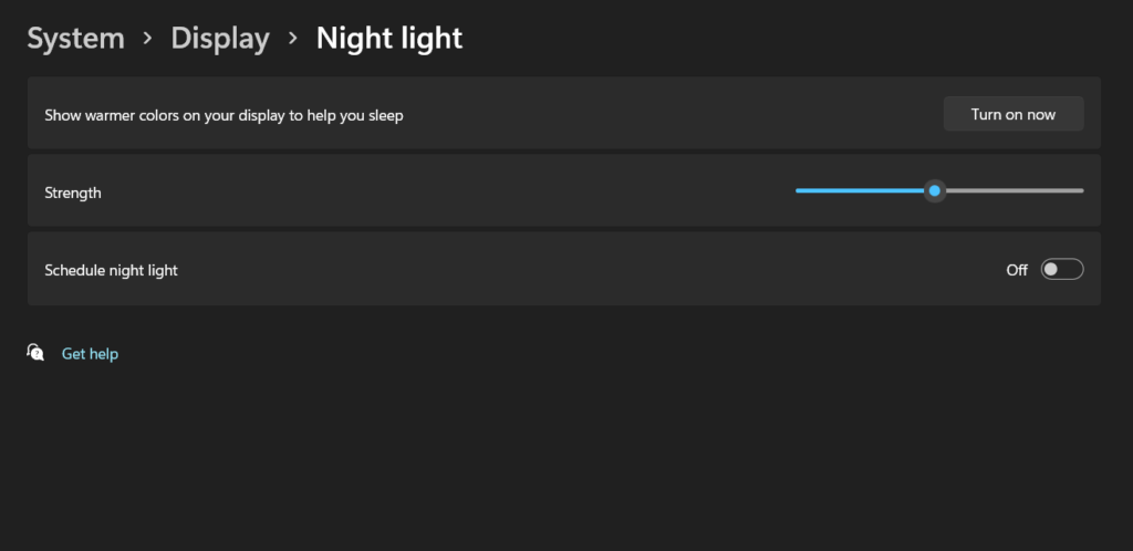 How to Turn on Night Light Windows 11