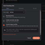 Brave Browser Clear Cache