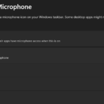 How to enable Microphone Access in windows 11