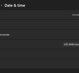Time Wrong Windows 11