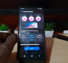 How to Change Screen Resolution Galaxy S22