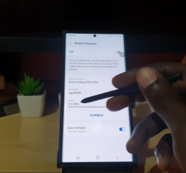 How to Create Hotspot Galaxy S22 Ultra