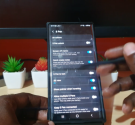S Pen Settings S22 Ultra