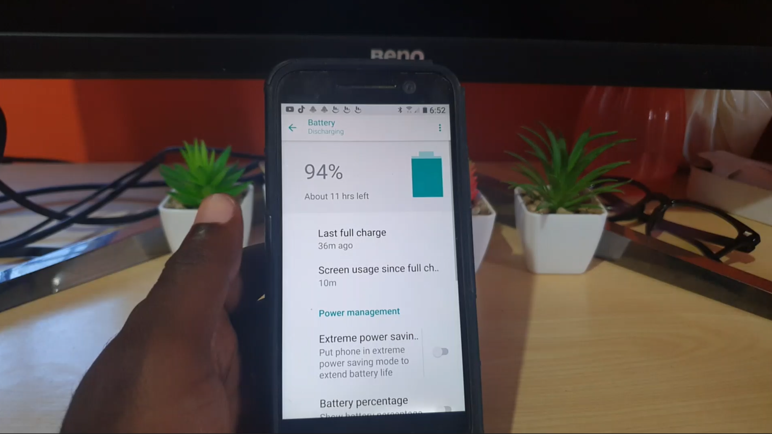 HTC 10 Add Battery Percentage