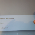 Alcatel Tablet Add Battery Percentage