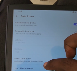 How to Change the Date and Time Alcatel Tablet