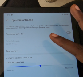 Eye Comfort Mode Alcatel