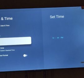 TCL Google TV Change Time and date