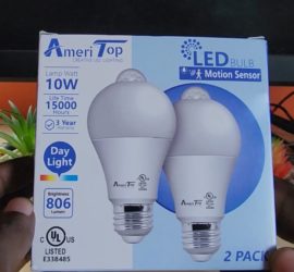 AmeriTop Motion Sensor Light Bulb